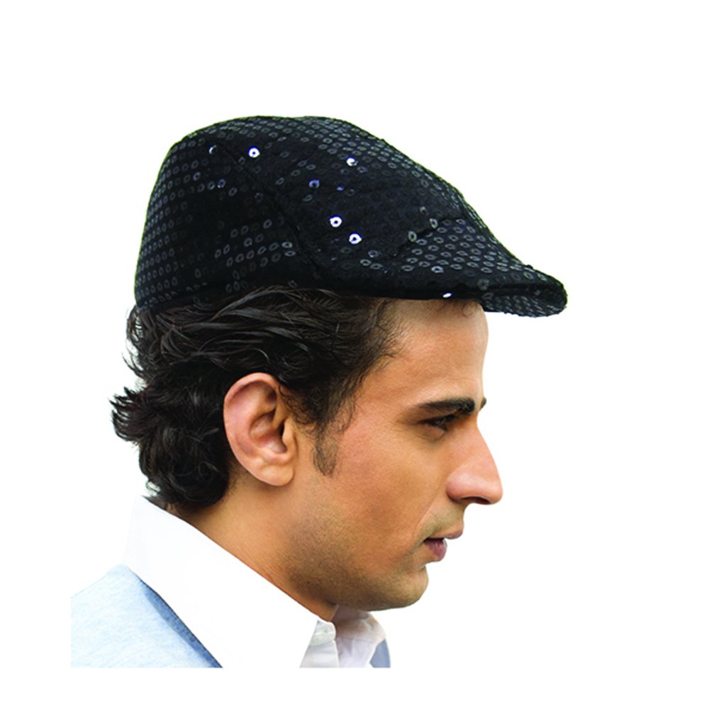 Black Flat Cap