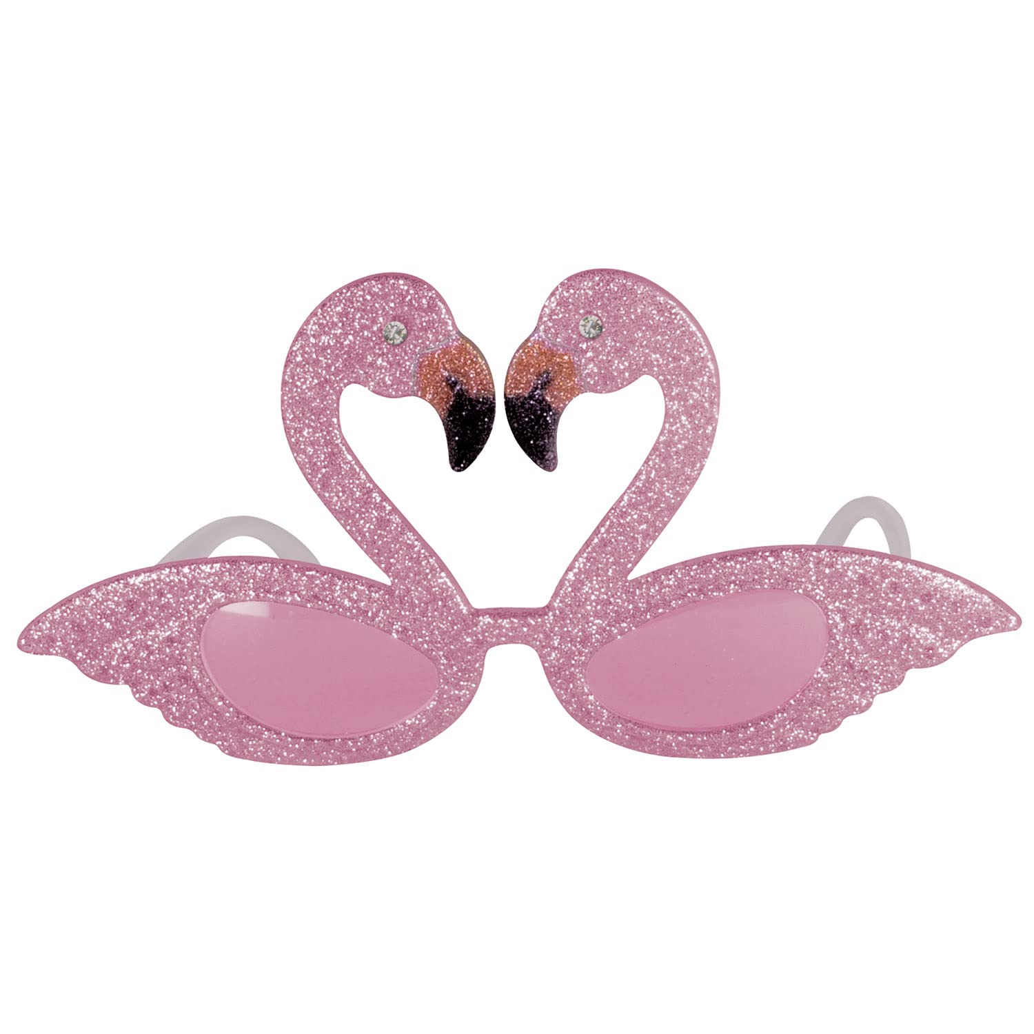 Glittered Flamingo Fanci-Frames (Pack of 6)