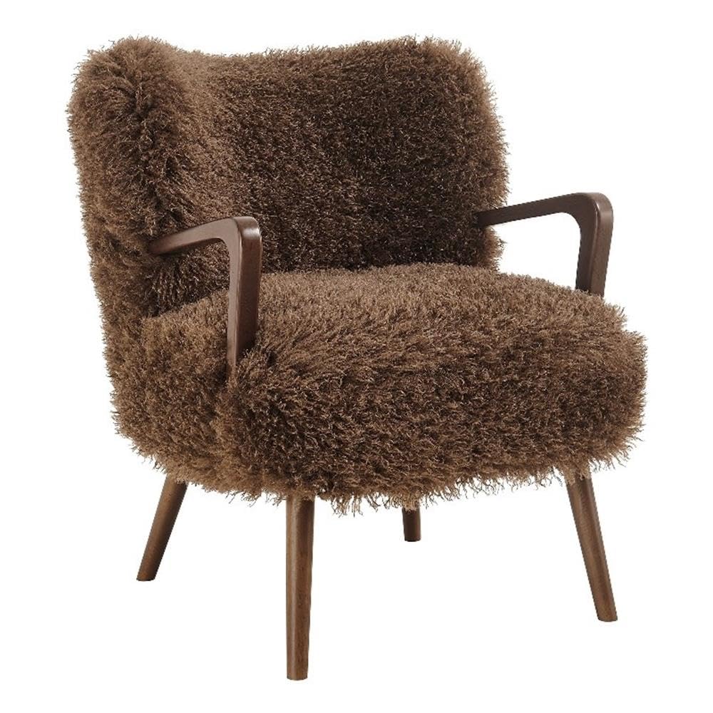 Zerra Faux Shearling Accent Armchair by Modway