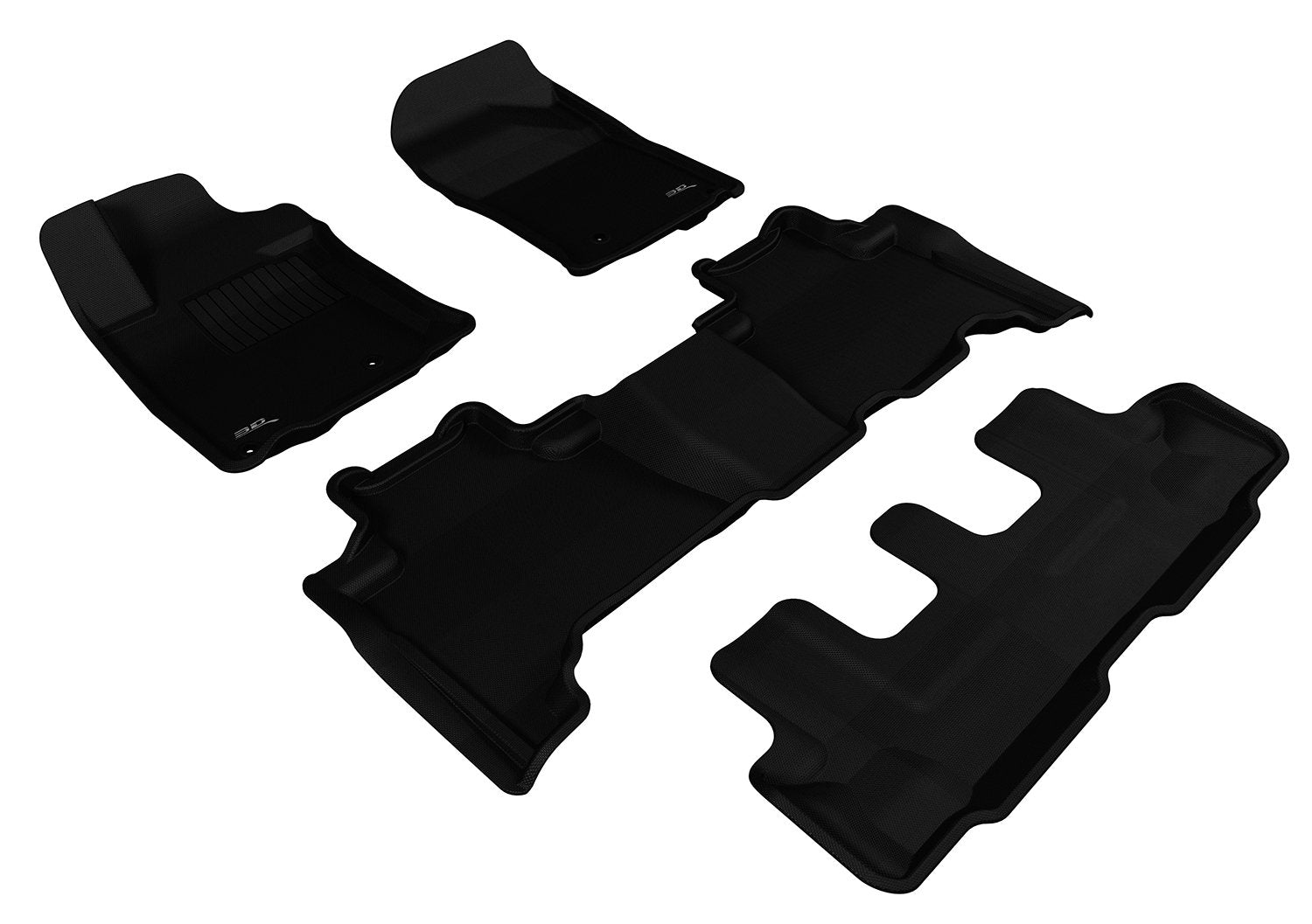 3D MAXpider LEXUS GX460 2010-2013 KAGU BLACK R1 R2 R3