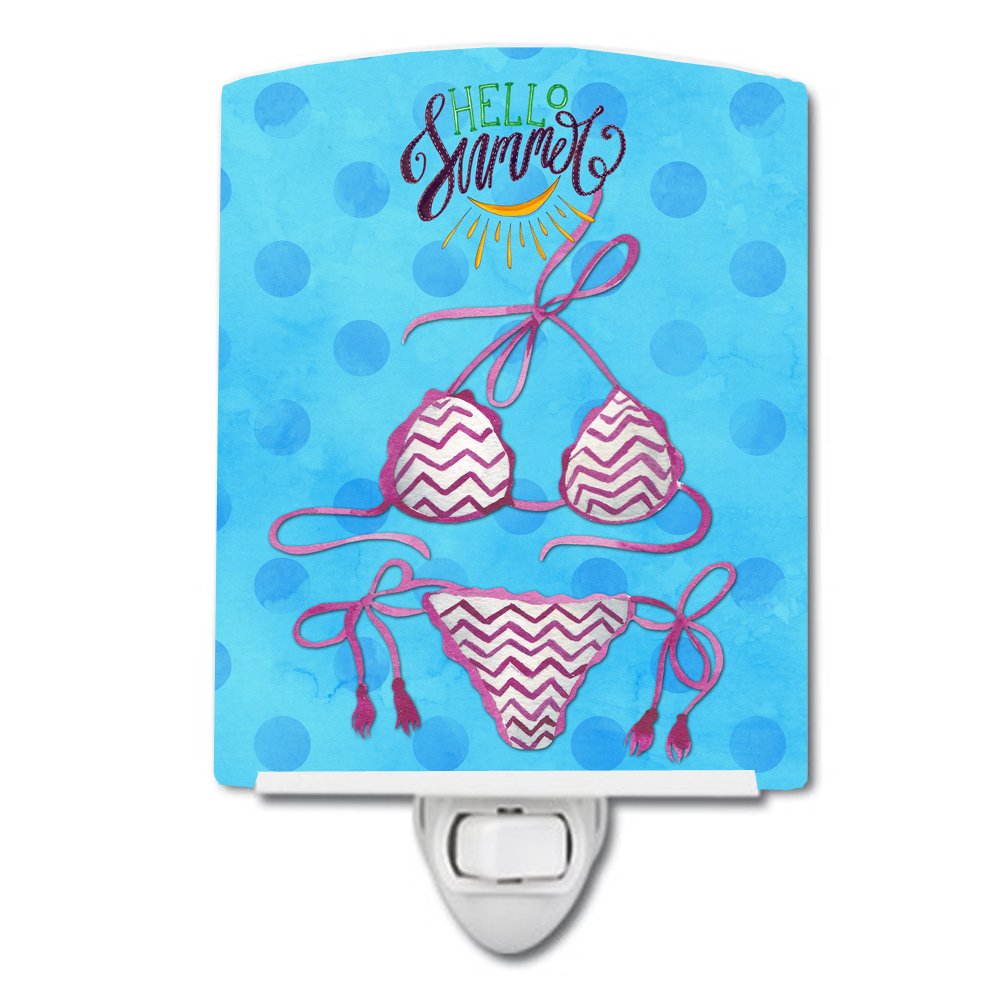 Swimsuit Polkadot Ceramic Night Light