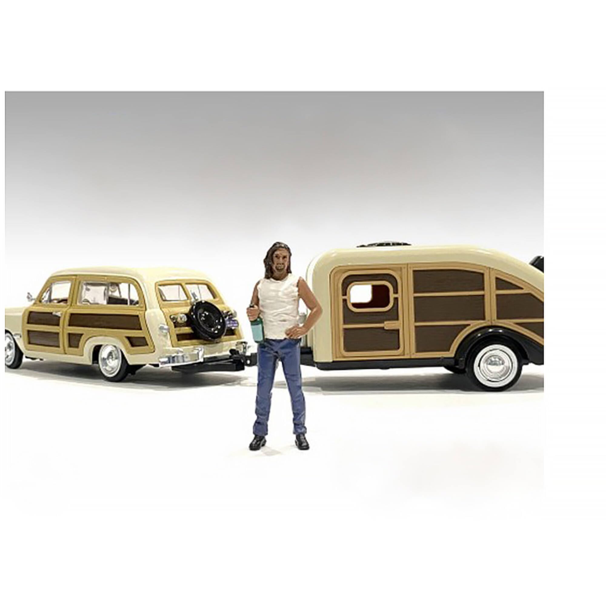 Campers Figure 3 for 1/24 Scale Models by American Diorama