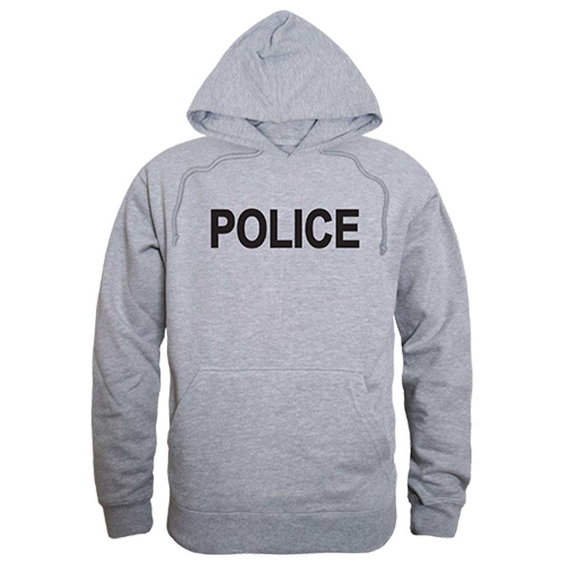 Graphic Pullover, Police, H.Grey, M