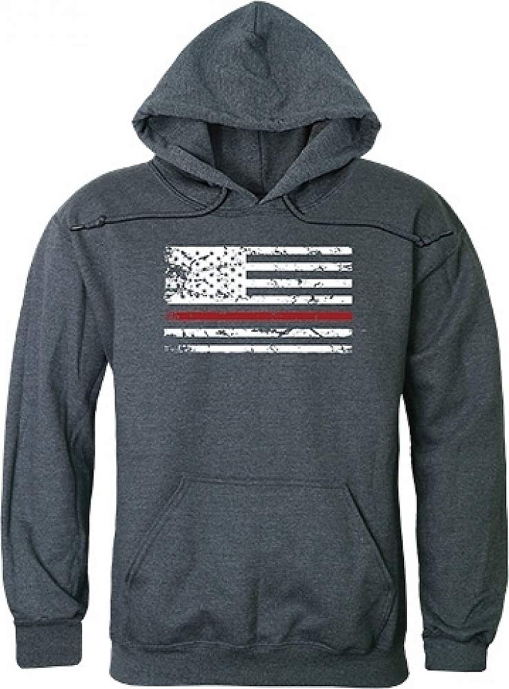 Graphic Pullover, Thin Red Line, HCH, XL