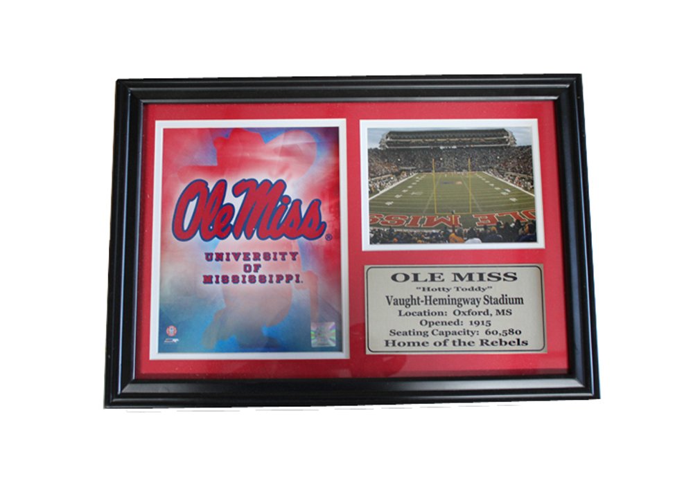University of Mississippi 12 x 18″ Photograph Statistic Frame
