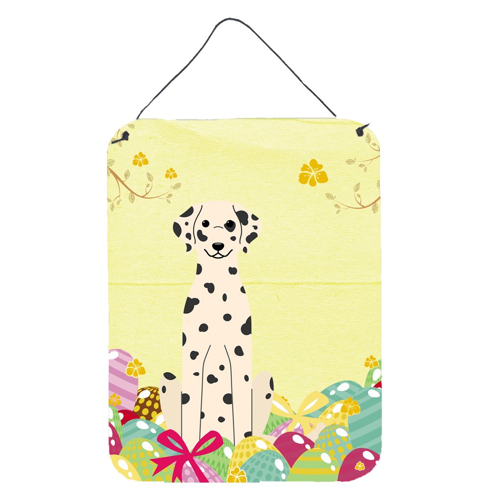 Easter Eggs Design with Dog Wall or Door Hanging Prints