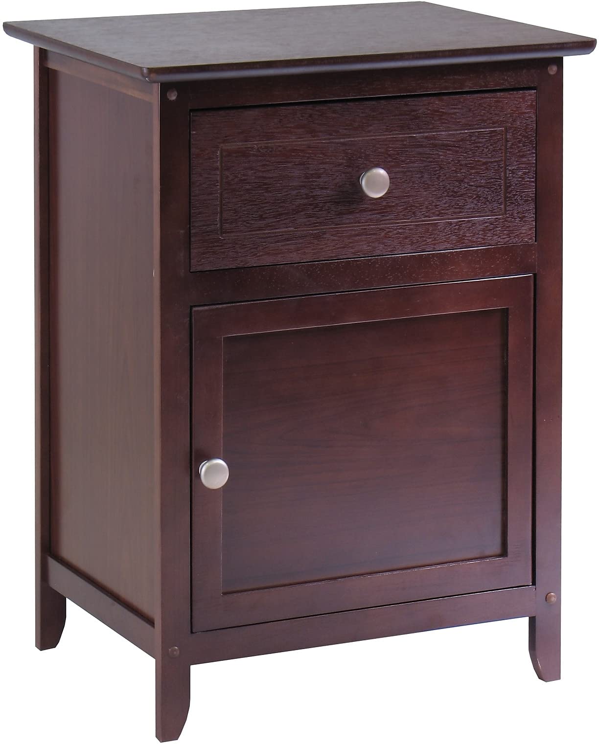 Casafoyer Eugene Accent Table, Nightstand, Walnut | (2 Units)