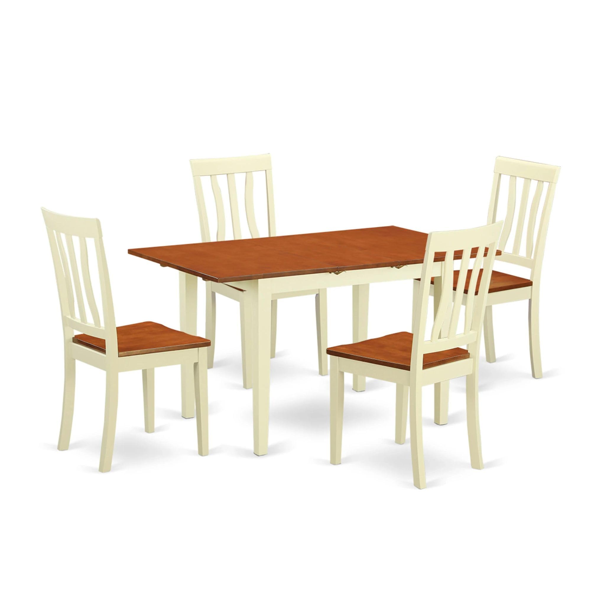 5  PcKitchen  dinette  set  -  Dinette  Table  and  4  Dining  Chairs