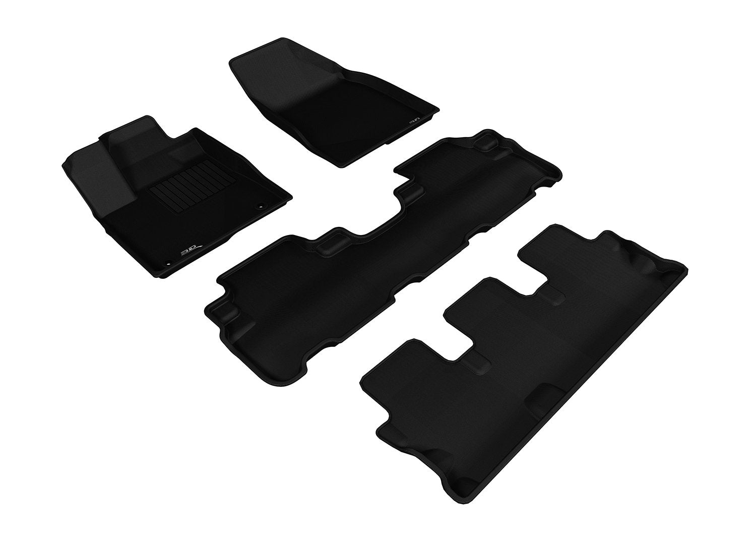 3D MAXpider TOYOTA HIGHLANDER 2014-2019 KAGU BLACK R1 R2 R3