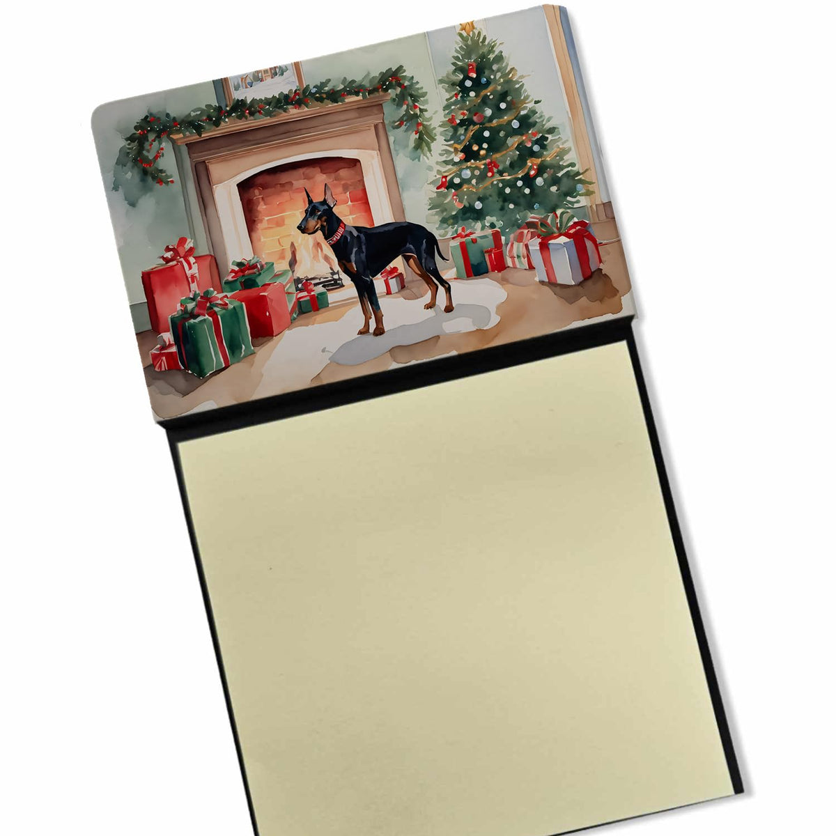 Note Pincher Doberman Pinscher Cozy Christmas Sticky Note Holder – Virventures