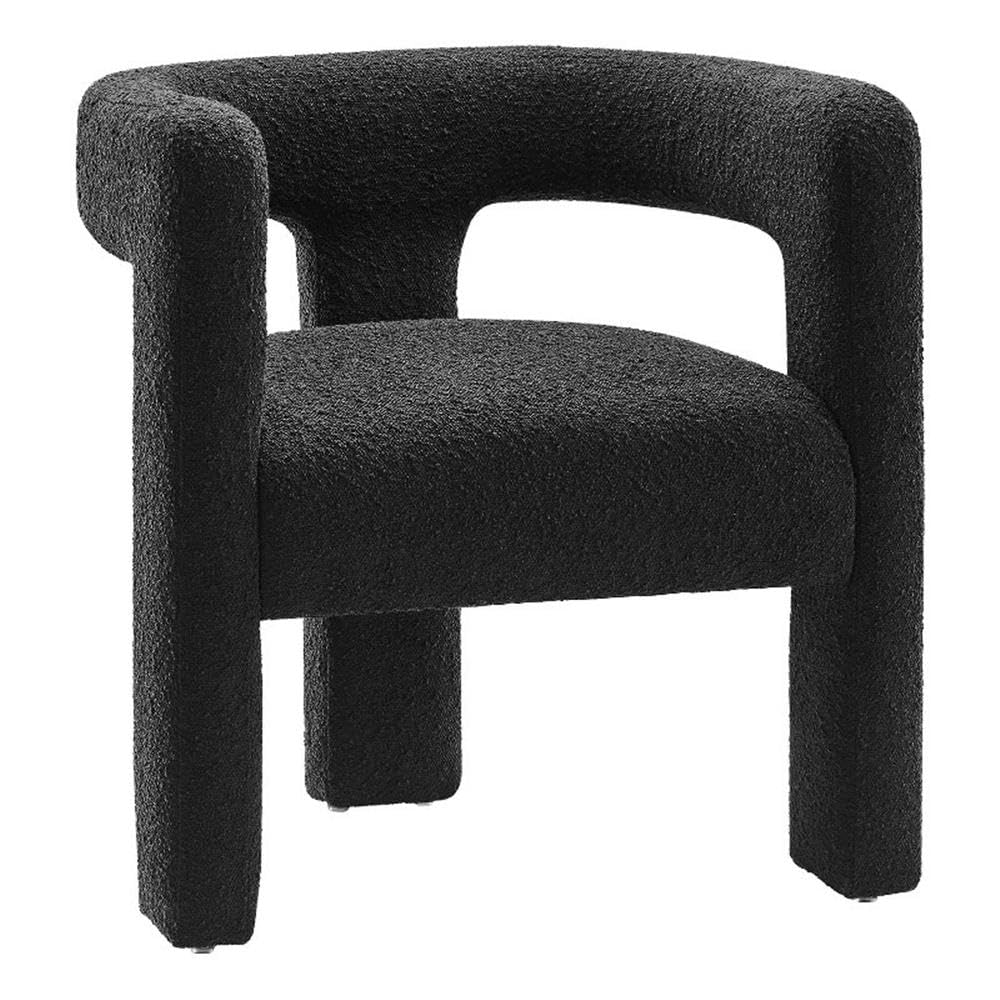 Modway Eei-6479-Blk Kayla Boucle Upholstered Armchair, Black