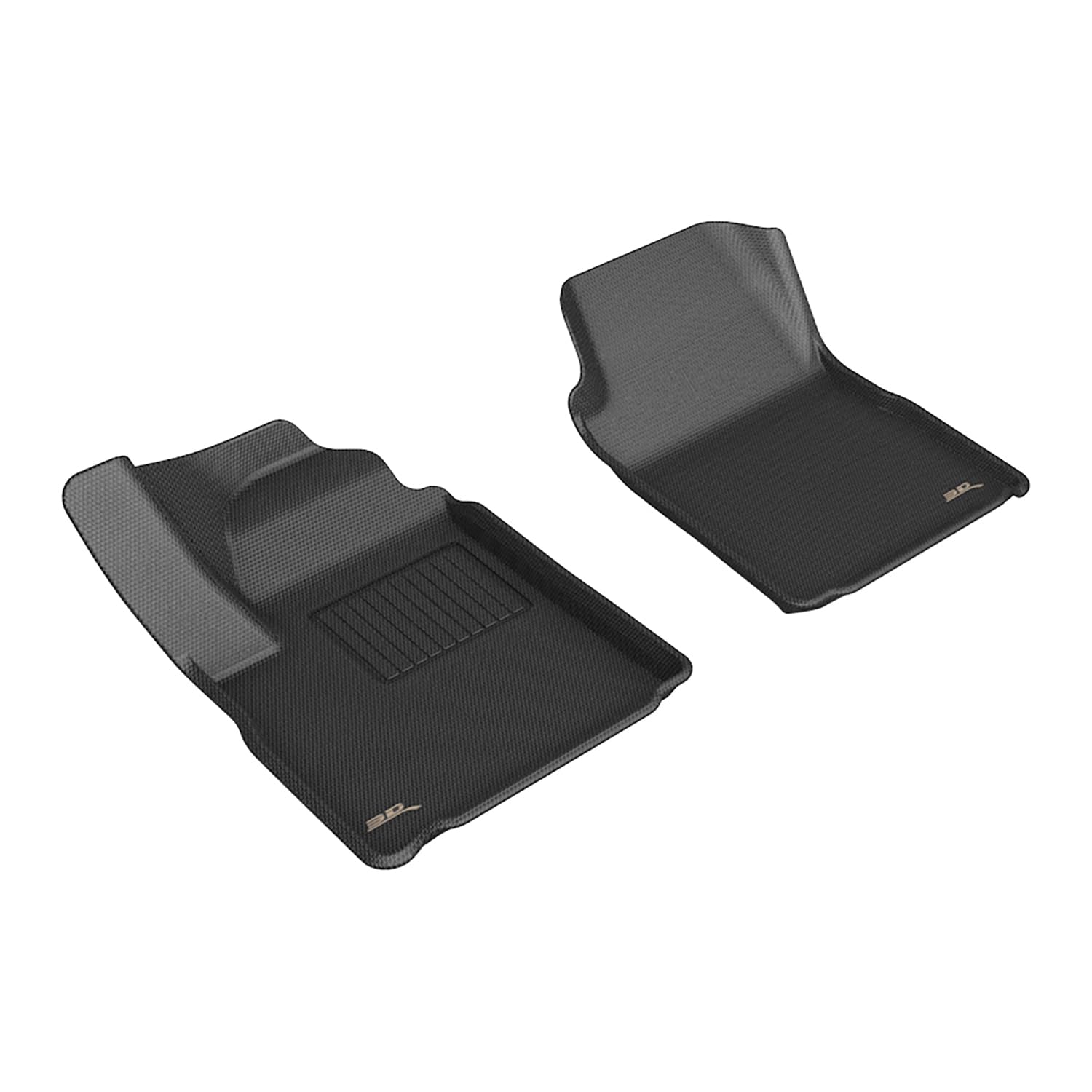 3D MAXpider Compatible with CHEVROLET SILVERADO EV / GMC SIERRA EV CREW CAB 2024-2026 KAGU BLACK R1 (NOT FIT MULTI FLEX MIDGATE)