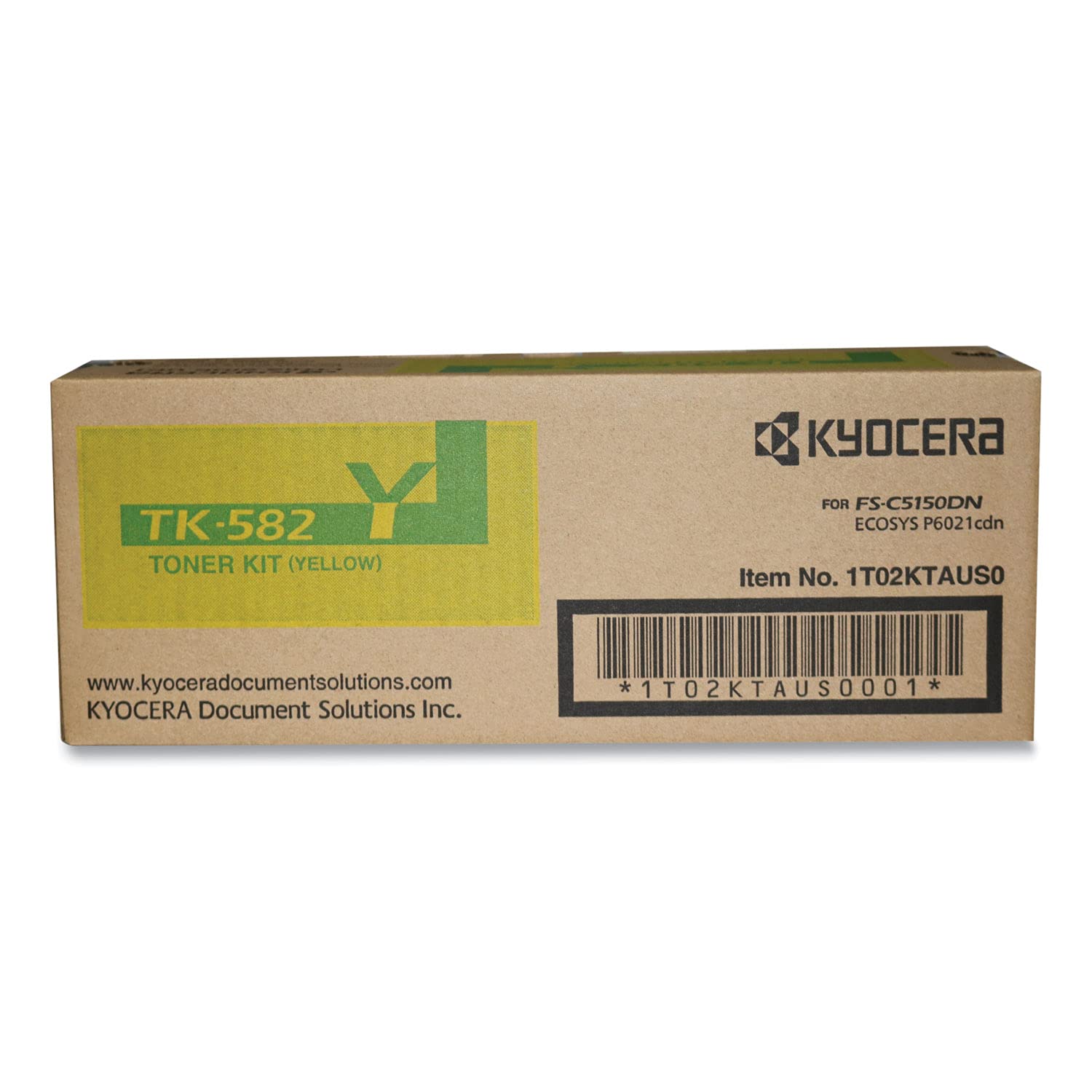 KYOCERA FS-C5150DN 1-TK582 SD YELLOW TONER, 2,800 yield