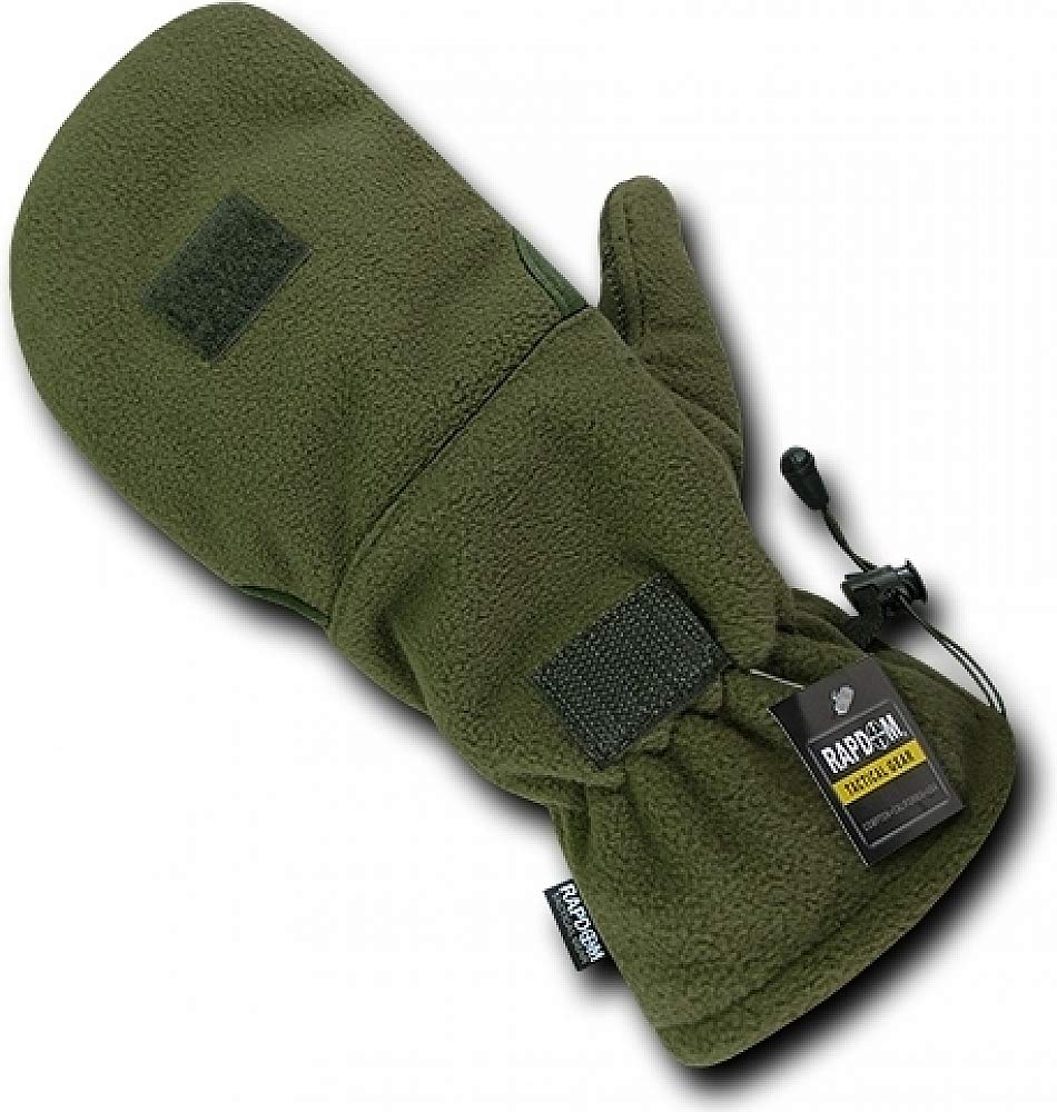 Fleece Shooters Mittens, Olive Drab, M