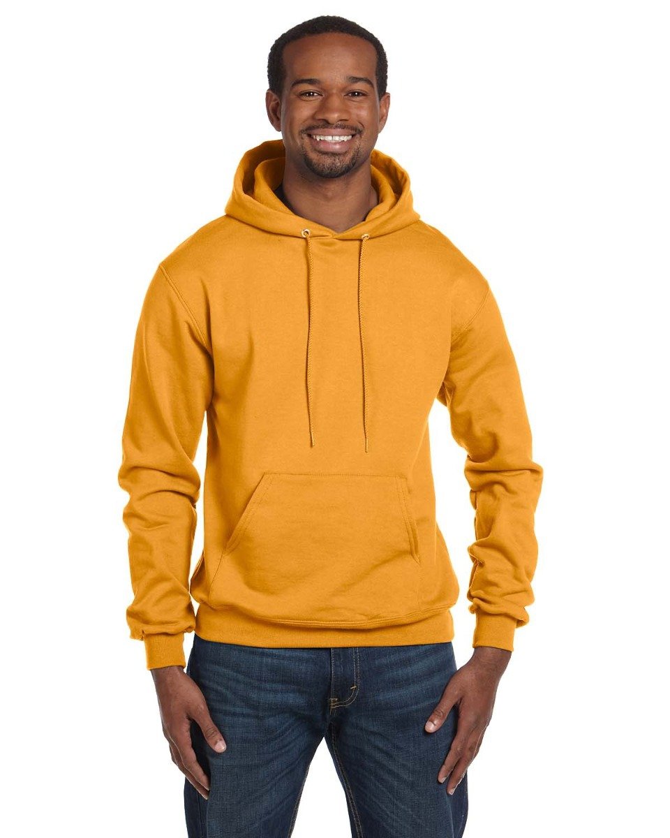 Champion Double Dry Eco Hooded Sweatshirt - Gold, XL