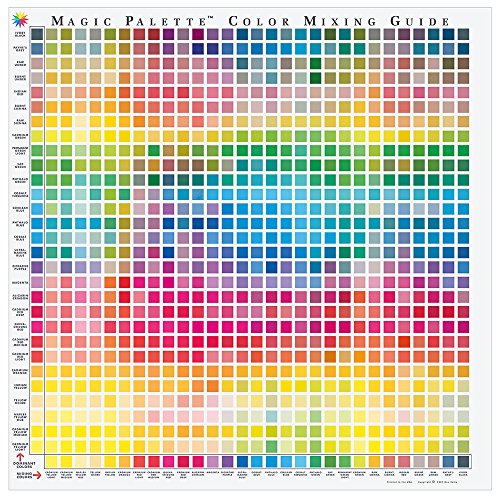 Color Mixing Guide - Magic Palette Studio Color Guide - 841 Colors