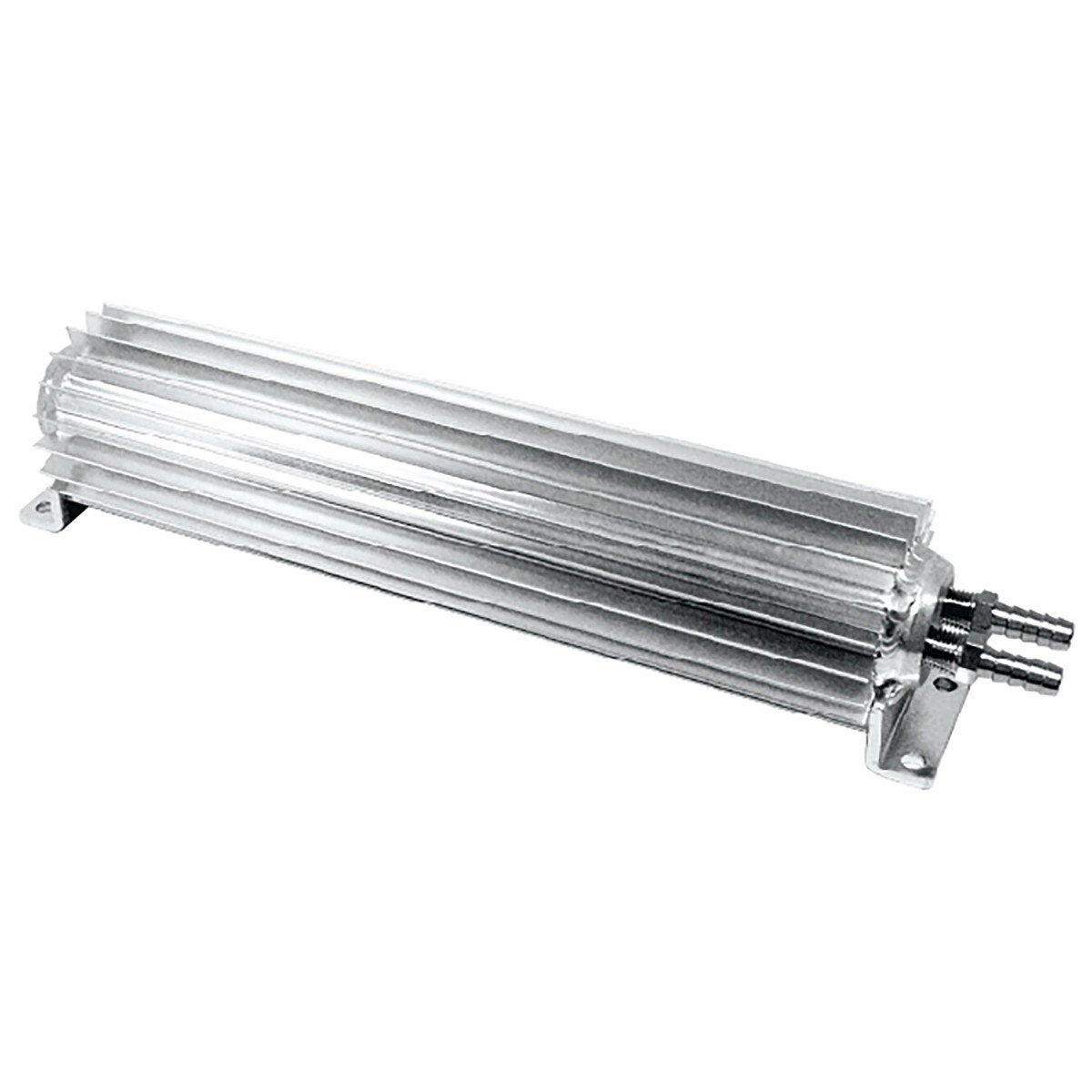 15 Finned Aluminum Dual Line Transmission Cooler - Compatible/Replacement for Chevy/Ford/Mopar