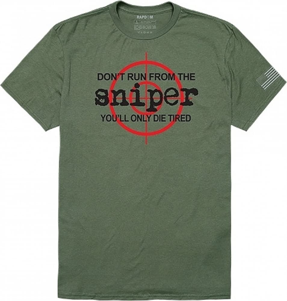 Tactical Graphic T, Sniper, Olive, M