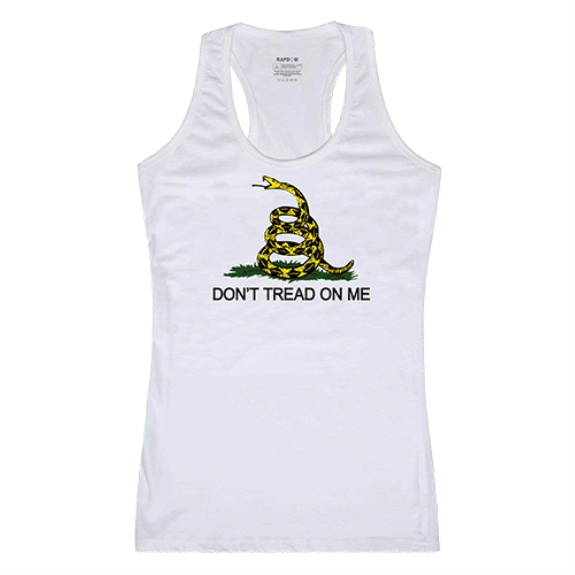 Womens Graphic Tank, Gadsden, White, L