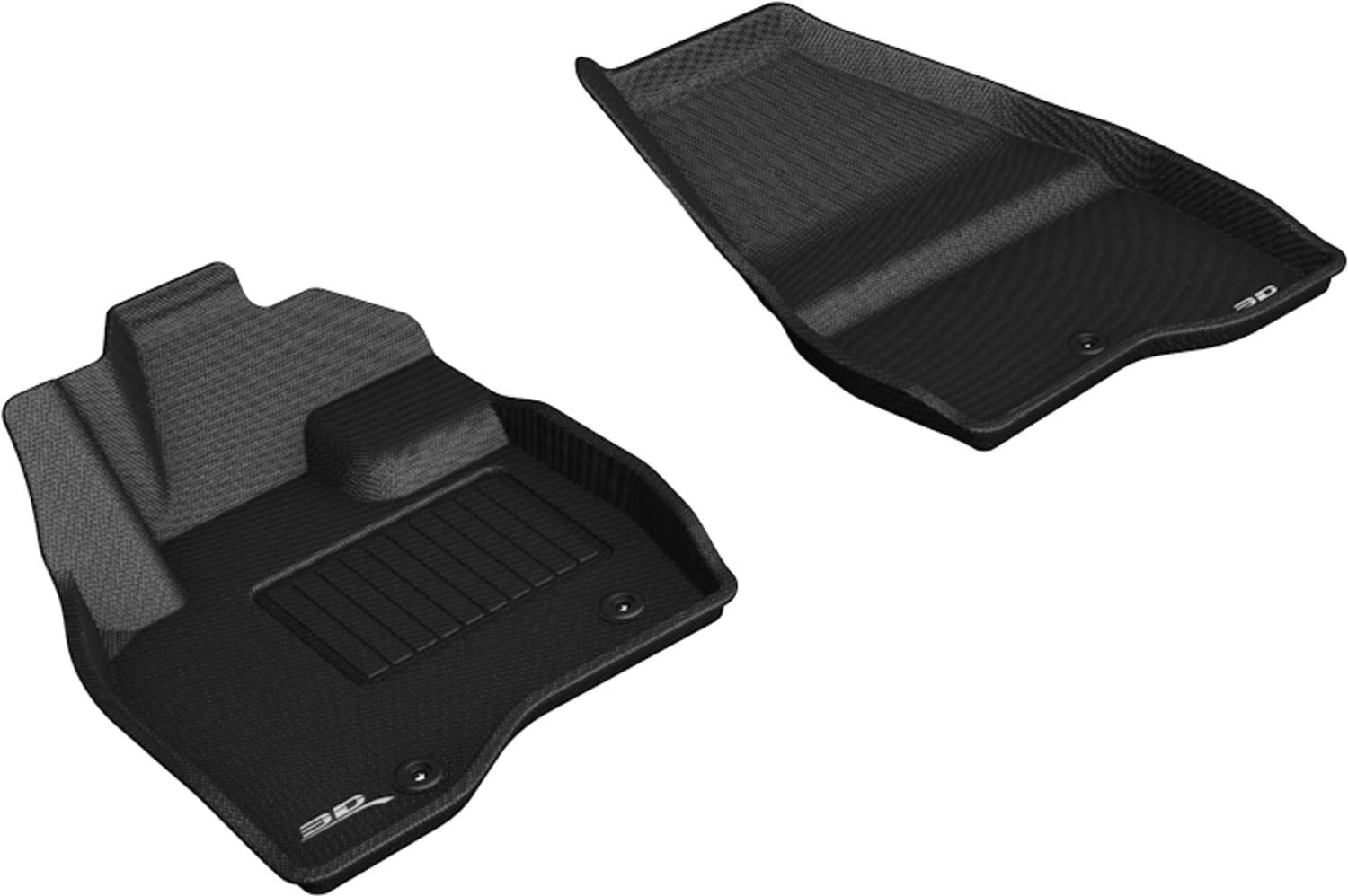3D MAXpider FORD EXPLORER 2017-2019 KAGU BLACK R1 (SINGLE POST ON FRONT PASSENGERS FLOOR)