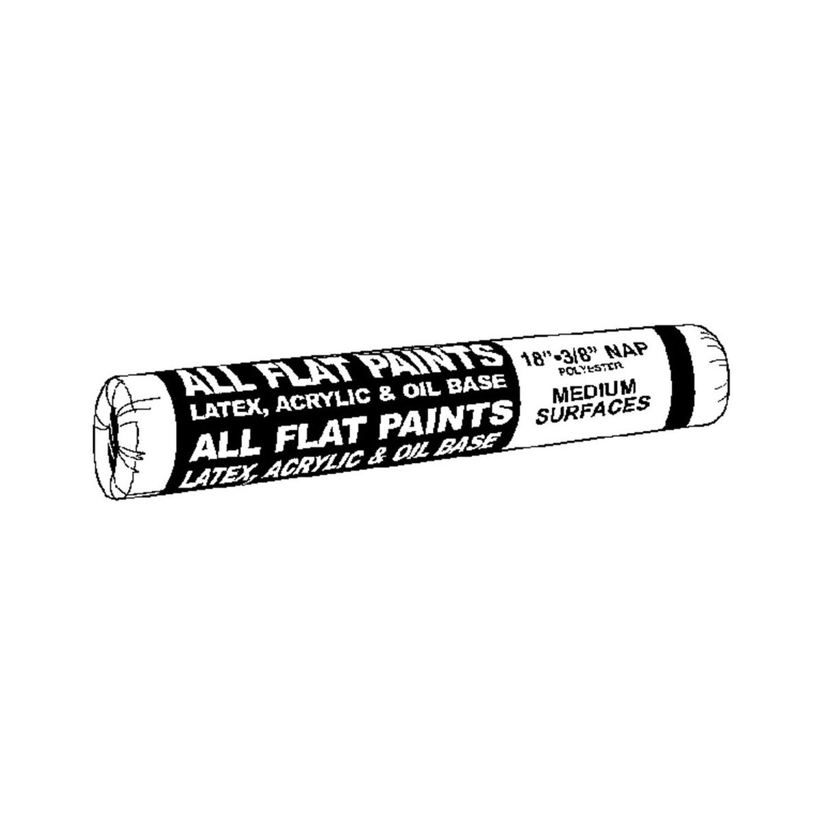 Wooster Brush R275-18 Painter'S Choice Roller Cover, 3/8-Inch Nap, 18-Inch,Green