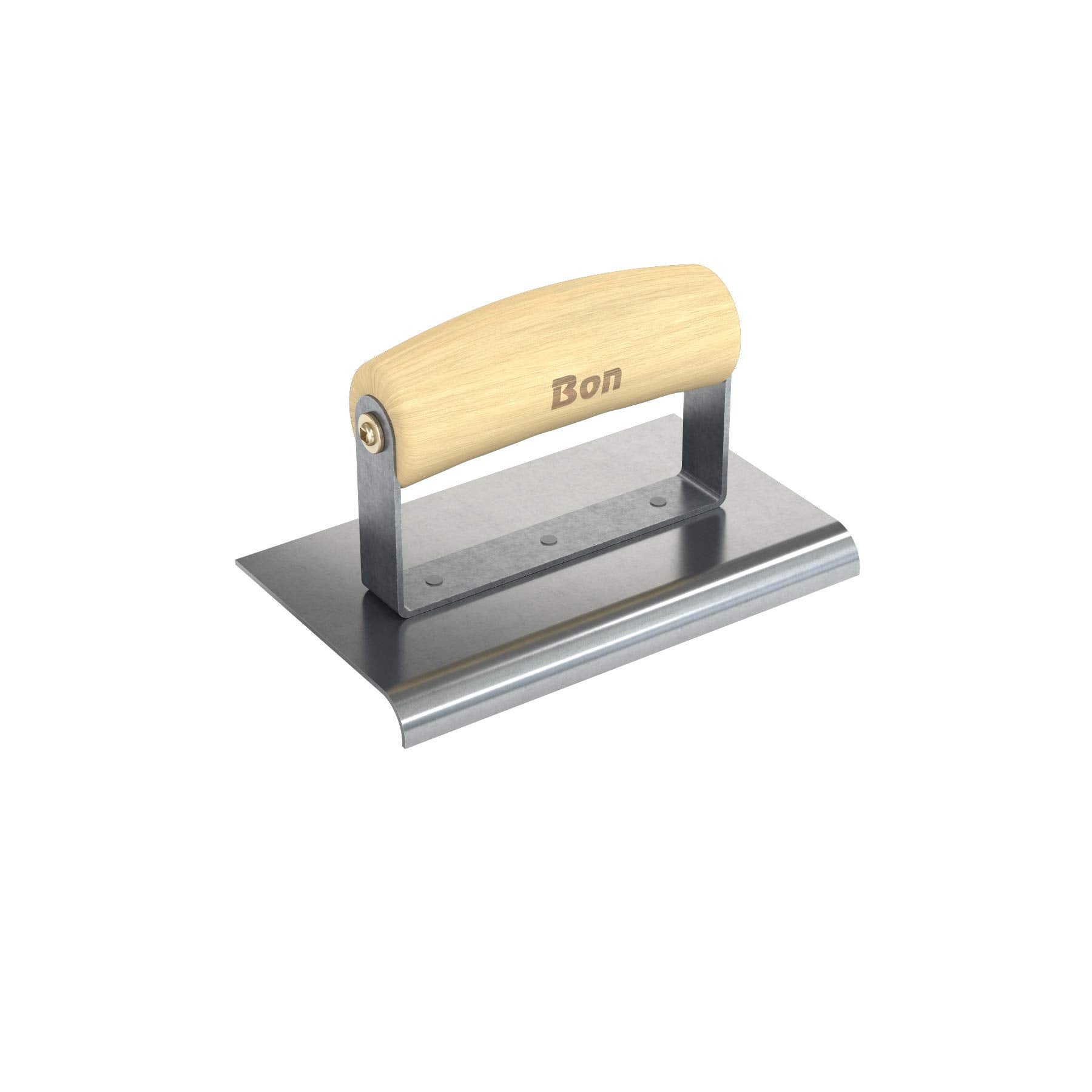 Bon 12-439 Edger - Stainless Steel 6-inch X 3 1/2-inch - 3/8-inch Radius X 1/2-inch Lip Wood Handle
