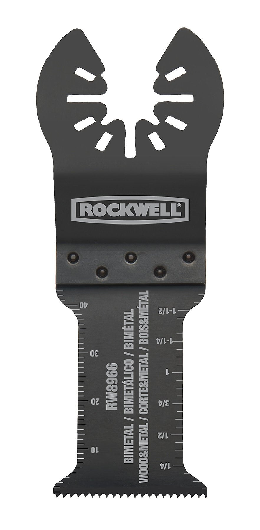 Rockwell Rw8966.3 Sonicrafter Oscillating Multitool Extended Life Wood & Nail End Cut Blade (3-Pack) 1-316