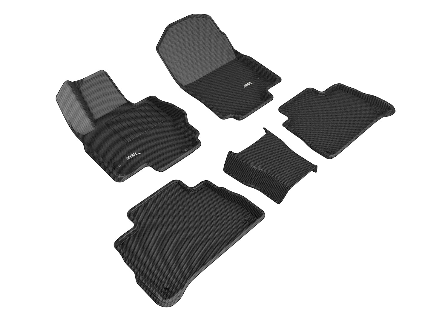 3D MAXpider Compatible with MERCEDES-BENZ GLE-CLASS COUPE (C167) / AMG GLE53 COUPE 2021-2026 KAGU BLACK R1 R2