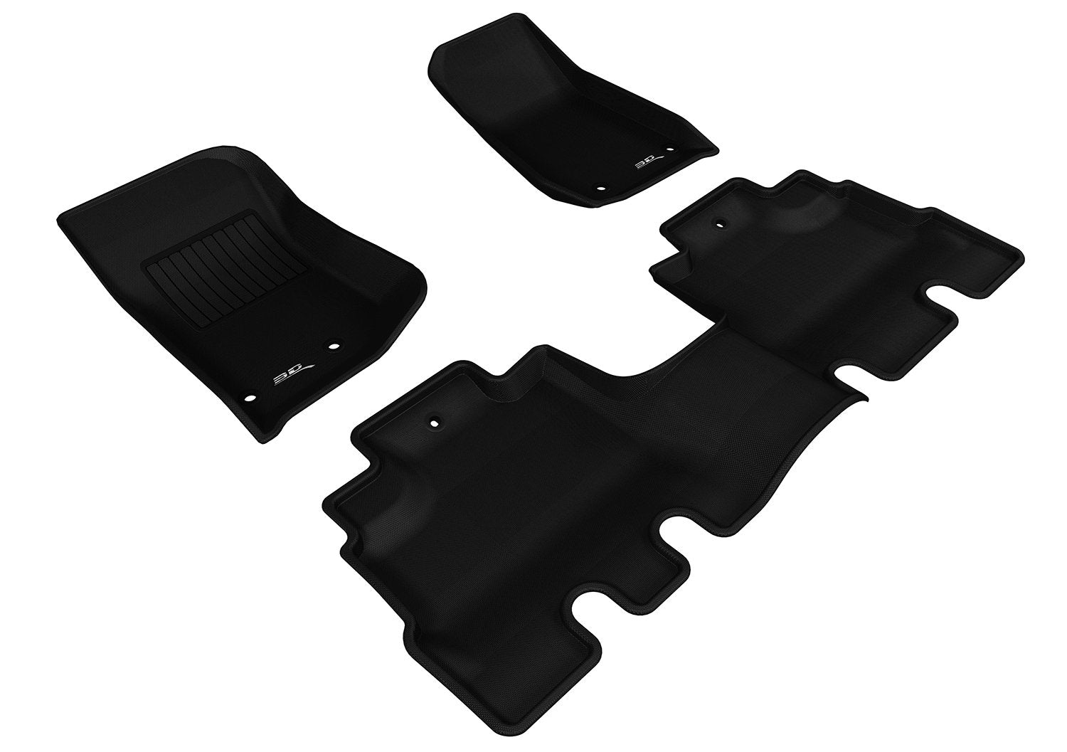 3D MAXpider JEEP WRANGLER JK UNLIMITED 2014-2018 KAGU BLACK R1 R2
