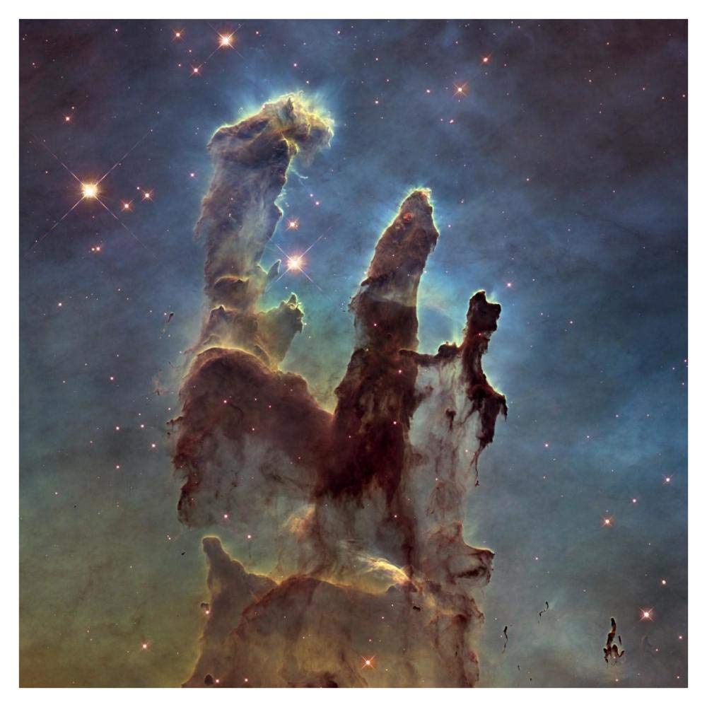2014 Hubble WFC3/UVIS  High Definition Image of M16 - Pillars of Creation-Paper Art-38x38”