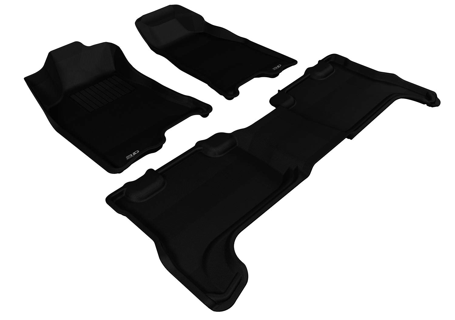 3D MAXpider CHEVROLET COLORADO CREW CAB / GMC CANYON CREW CAB 2004-2012 KAGU BLACK R1 R2