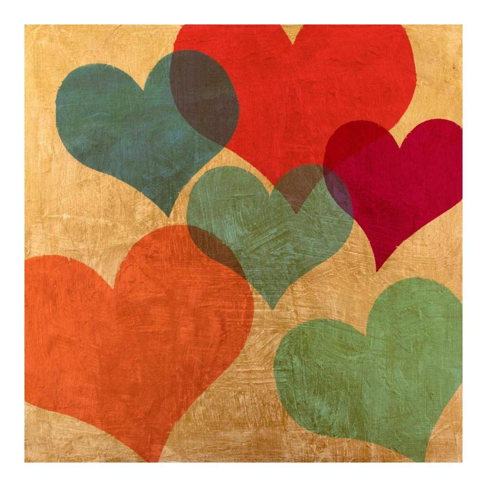Muchos besos-Paper Art-20x20”