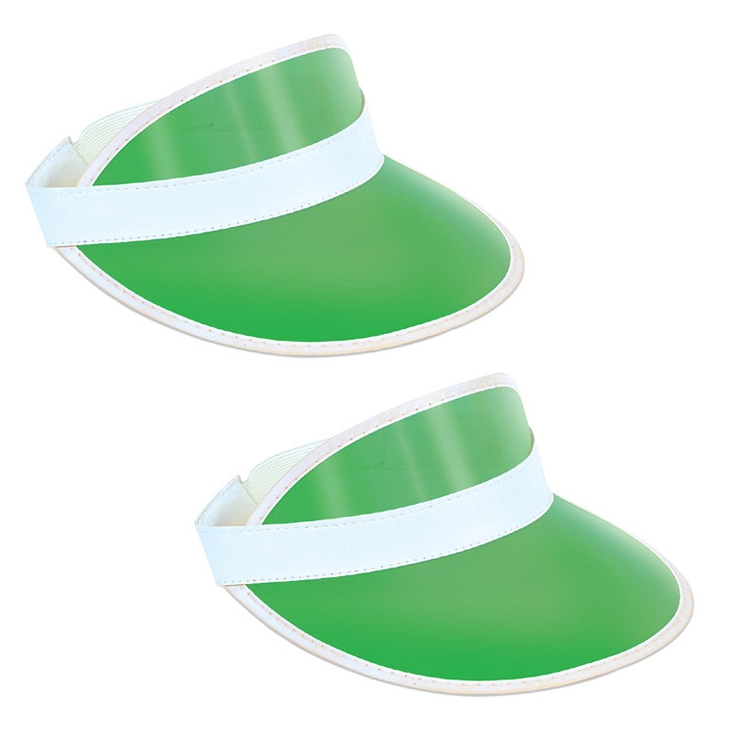 Clear Green Plastic Dealers Visor