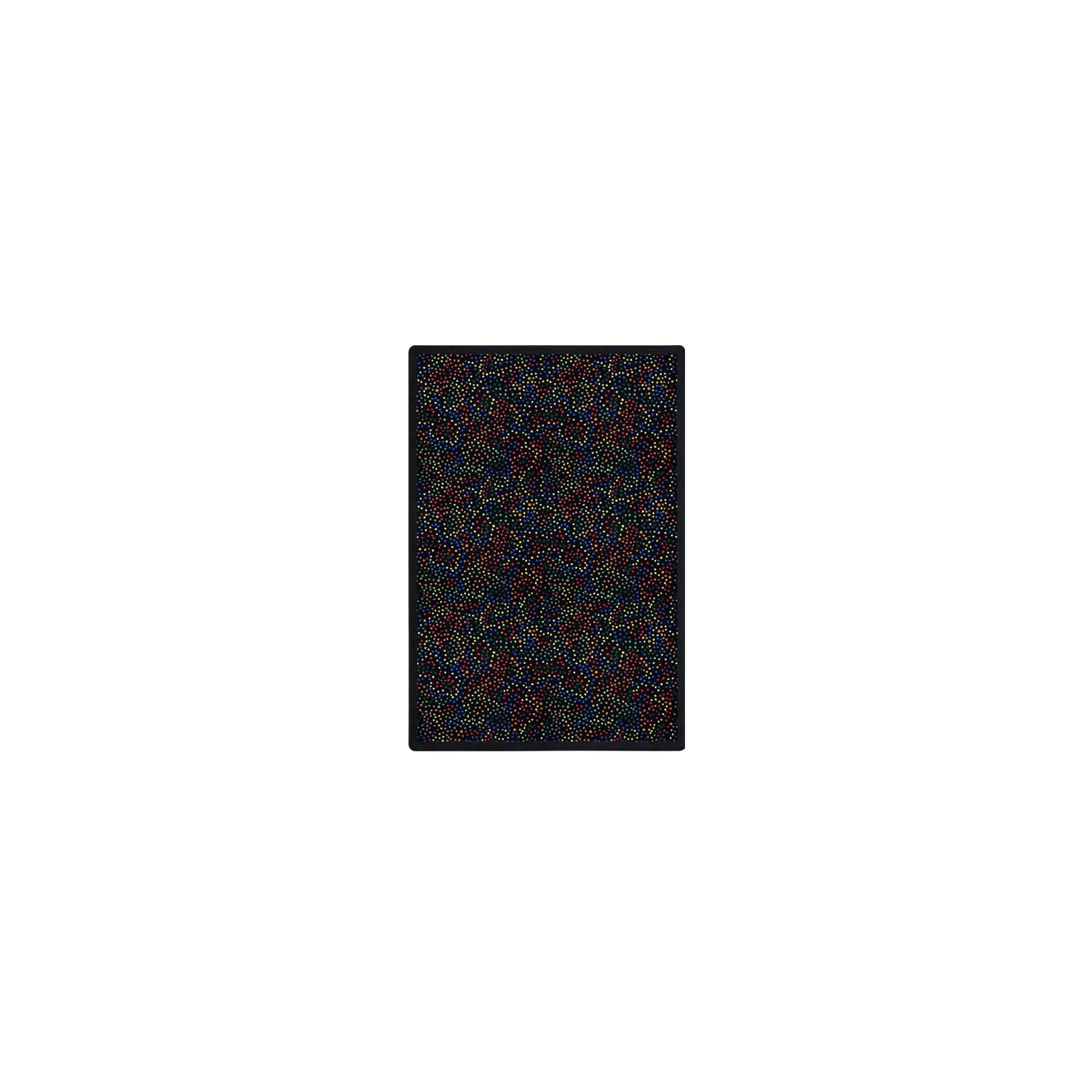 Dots Aglow 54 x 78??area rug in color Multi