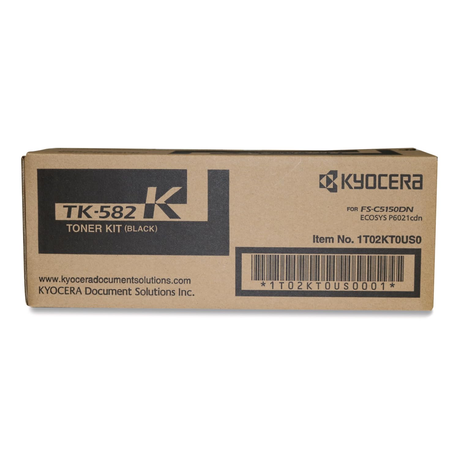 KYOCERA FS-C5150DN 1-TK582 SD BLACK TONER, 3.5k yield