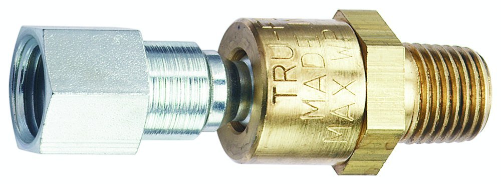Tru-Flate 21-605 14 Npt Male Fitting X 14 Npt Female Fitting Air Line Swivel Fitting