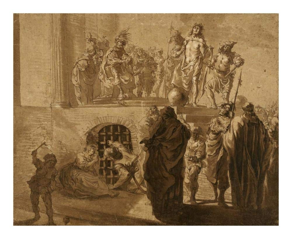 Christ Before Pilate-Paper Art-22x18”
