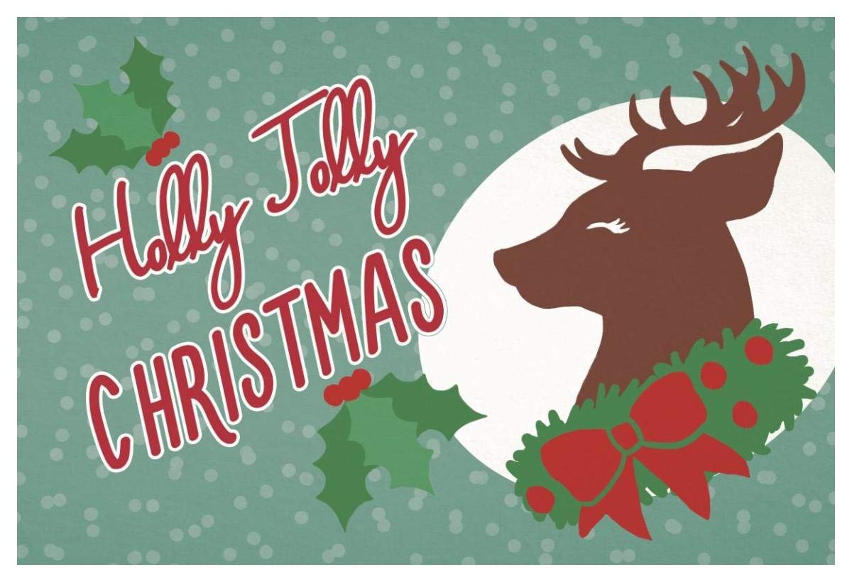 Retro Christmas I Bright -Paper Art-50x34”
