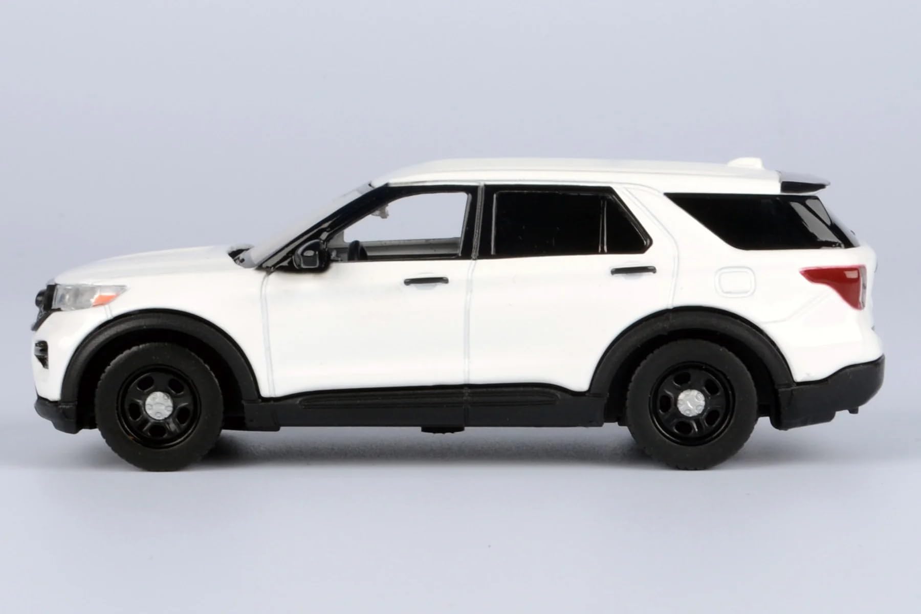 2022 Ford Police Interceptor Utility White Unmarked Custom Builders Kit ?Law Enforcement and Public Service? Series 1/43 Diecast Model Car by Motormax