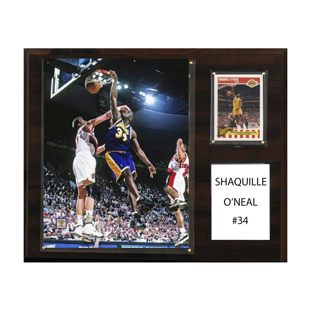 NBA 12x15″ Shaquille ONeal Los Angeles Lakers Player Plaque
