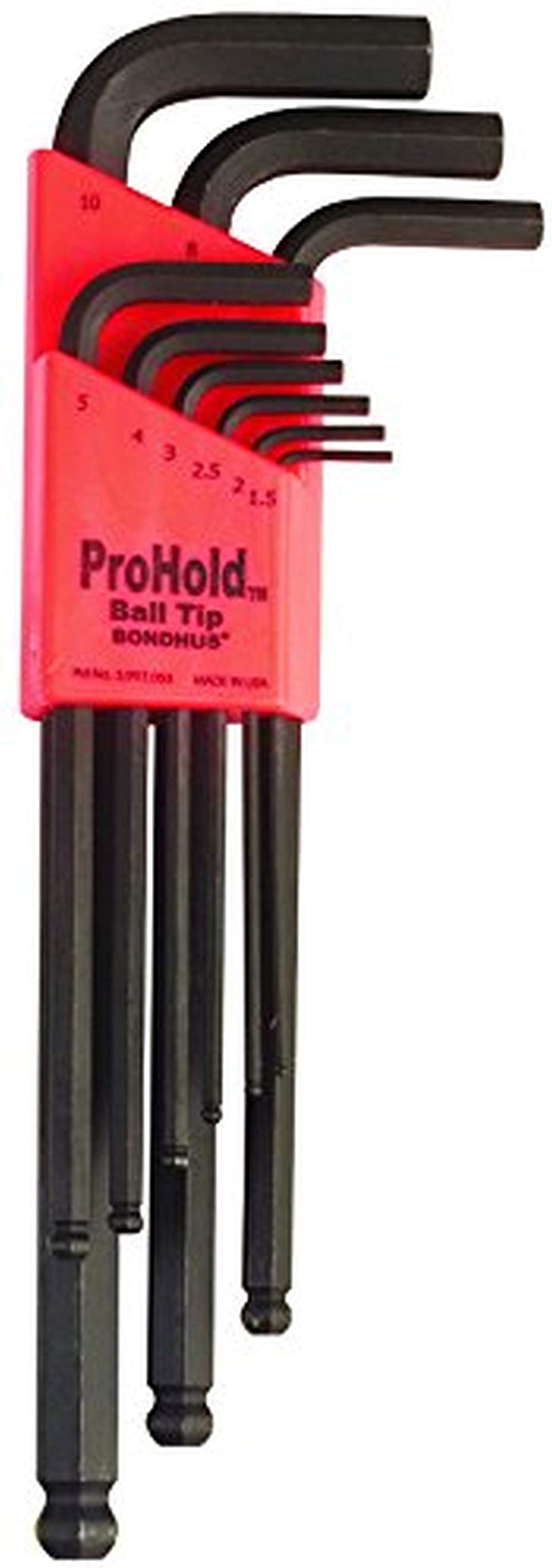 Set 7 ProHold Ball End L-Wrenches 1.5-6mm
