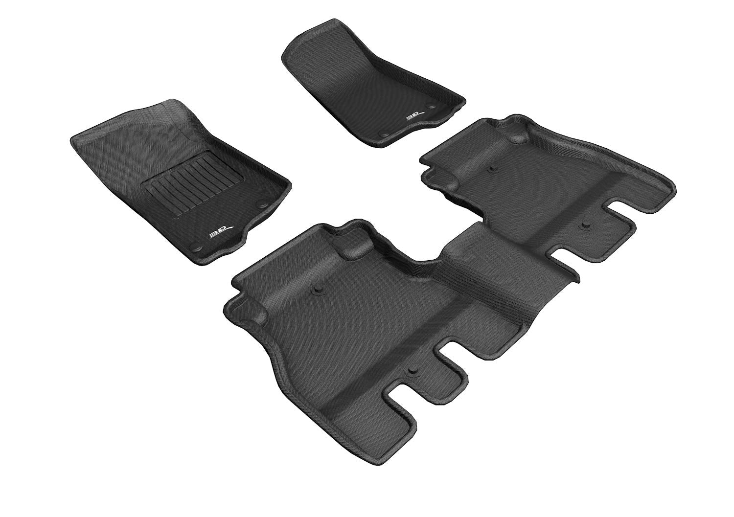 3D MAXpider JEEP WRANGLER JL UNLIMITED 2018-2022 KAGU BLACK R1 R2