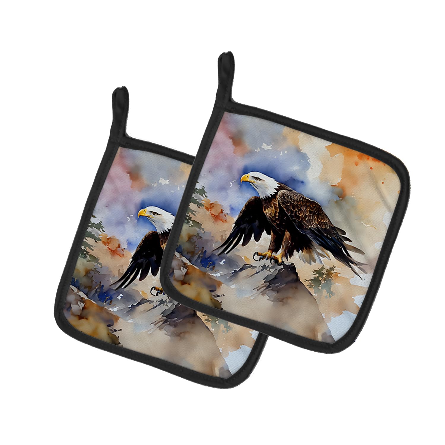 Eagle Pair of Pot Holders