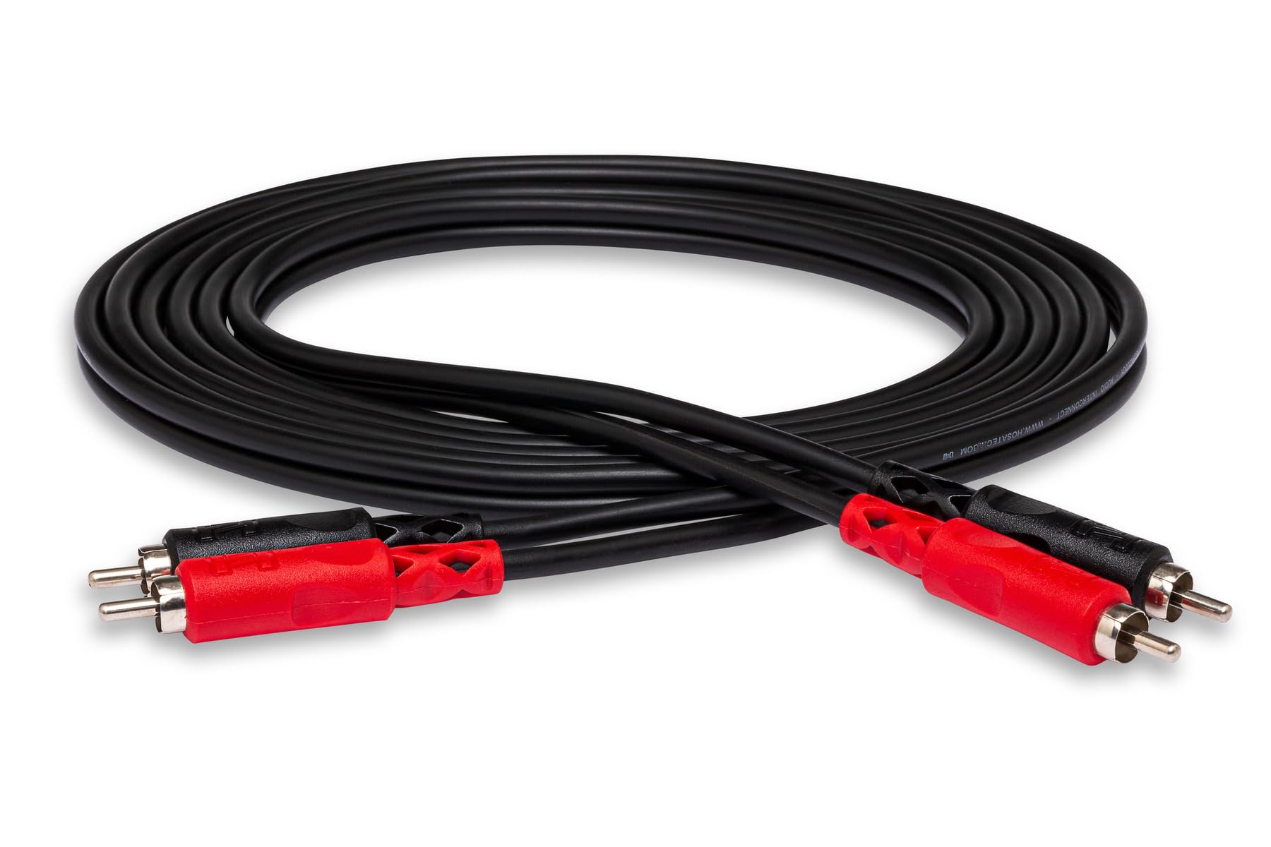 Hosa CRA-201 Dual RCA to Dual RCA Stereo Interconnect, 1 Meter