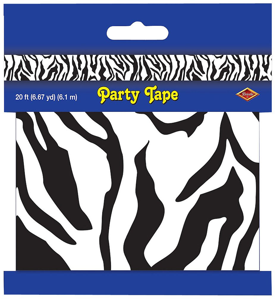 Zebra Print Party Tape