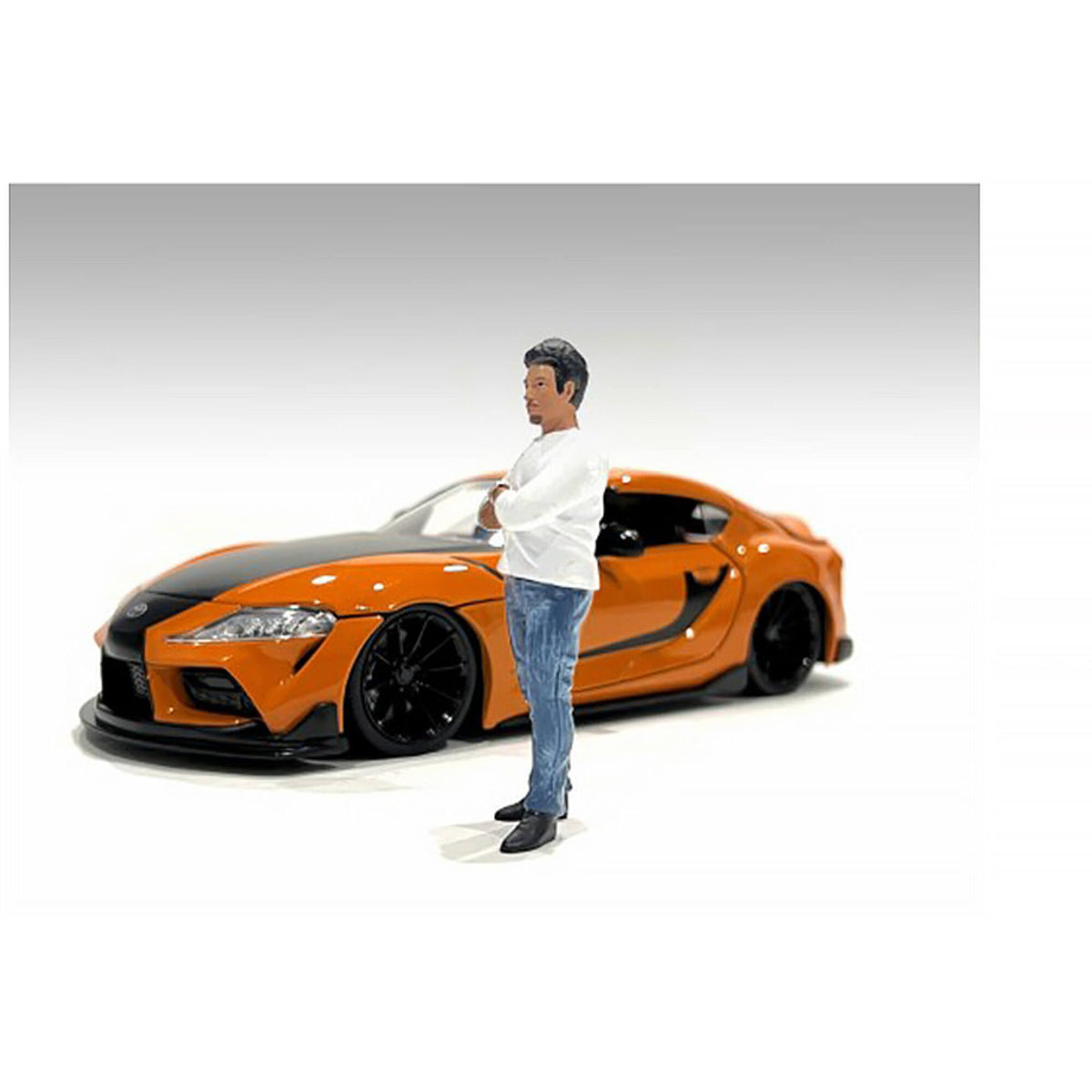 Car Meet 3 Figure 8 For 1/18 Scale Models By American Diorama 76333