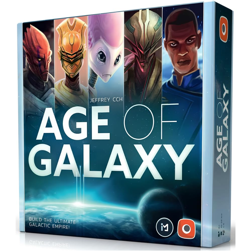 Age of Galaxy: Second Edition - 4X Sci-Fi Strategy Card Game by Portal Games | Empire Building, Technology Development & Faction Synergies | 1-4 Players, Ages 14+, 45-60 Min