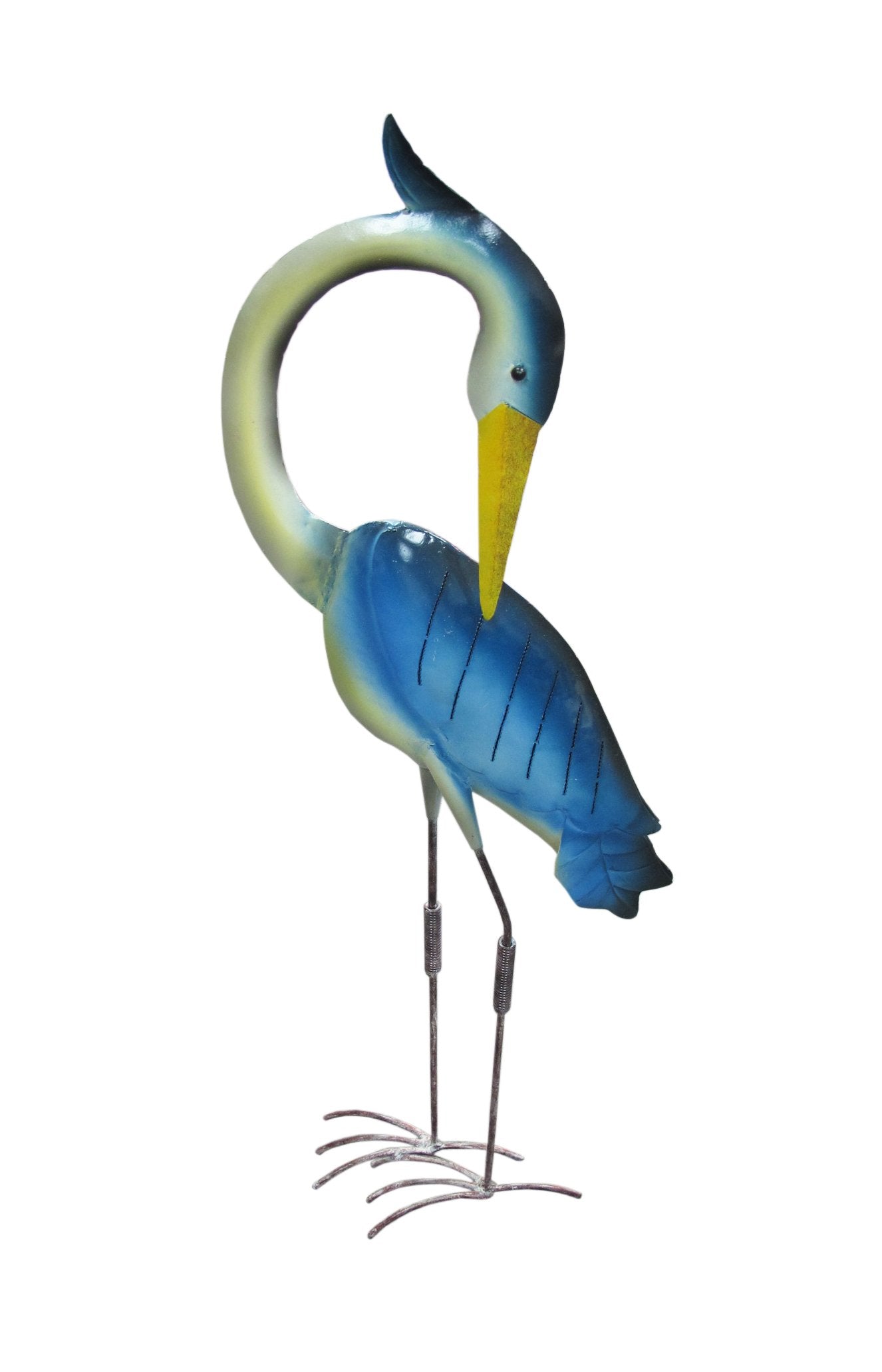 D-ART COLLECTION, INC Blue Iron Egret Dcor