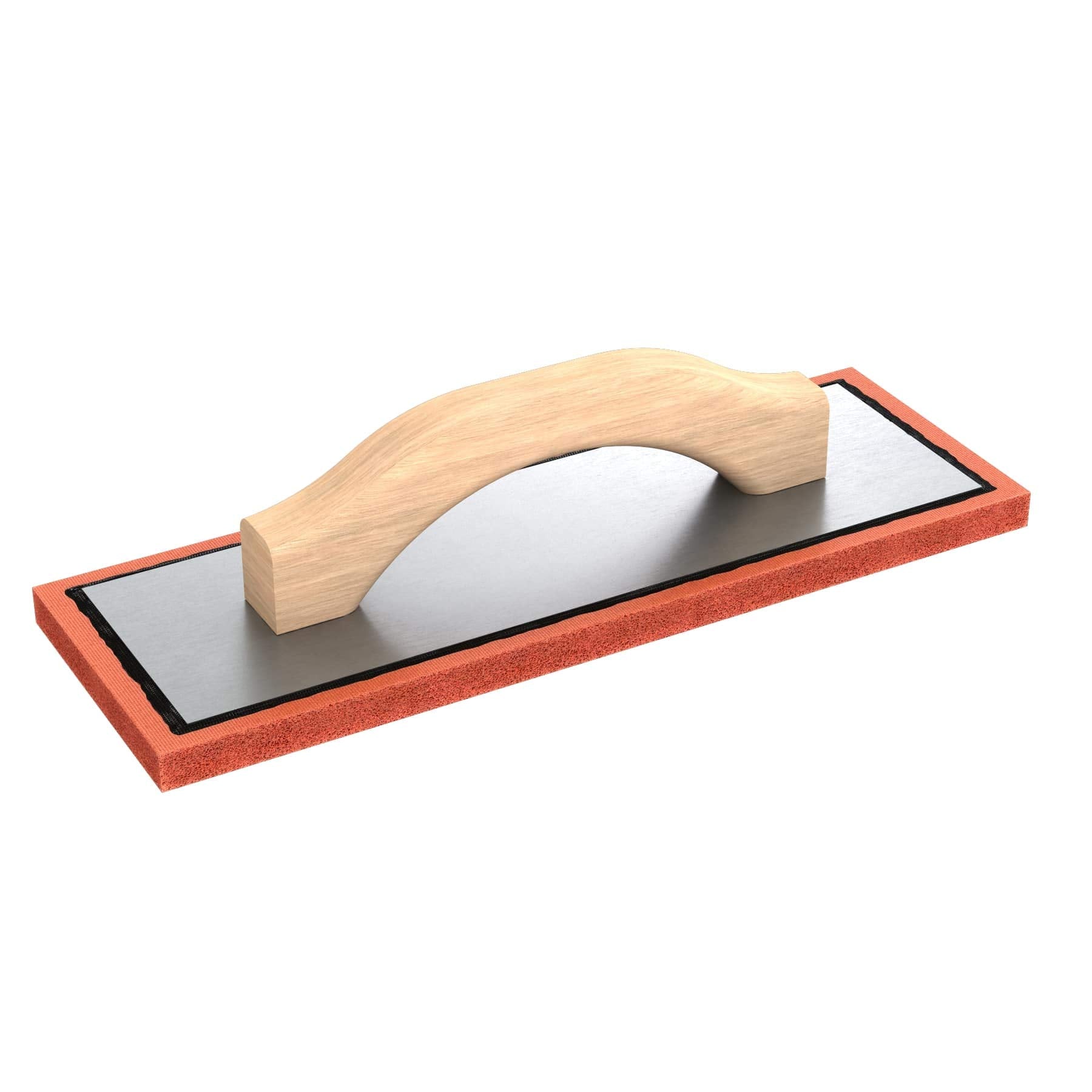 Bon 83-113 Red Rubber Float - 4-inch X 12-inch X 1/2-inch - Wood Handle