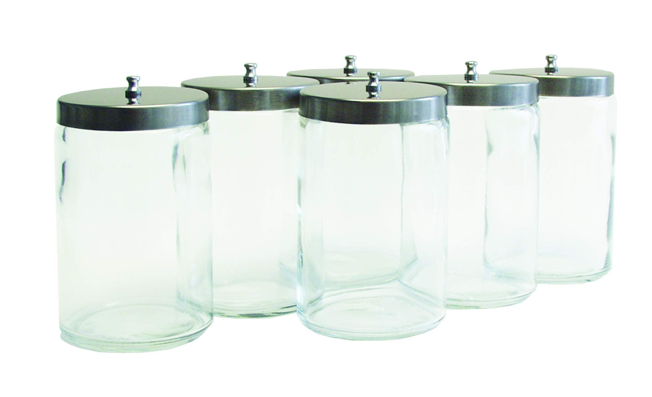 SUNDRY JARS6/SET-UNLABLED+COV GRAFCO